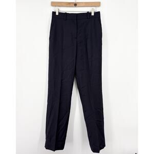 COS Dress Pants Women 2 Wool Wide Leg High Rise Quiet Luxury Capsule Minimalist